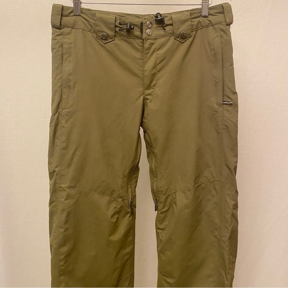 Lamar Snowboard Ski Snow Pants Army Olive Green Women’s Size Large - Picture 3 of 12
